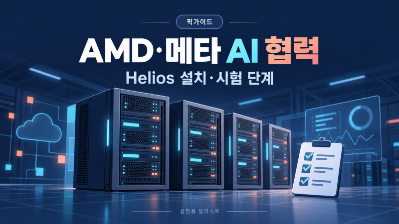 AMD·메타 AI 협력 확대｜Helios는 설치·시험 단계예요